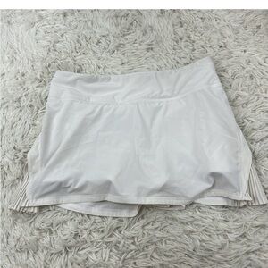Lululemon Play Off The Pleats Skirt White